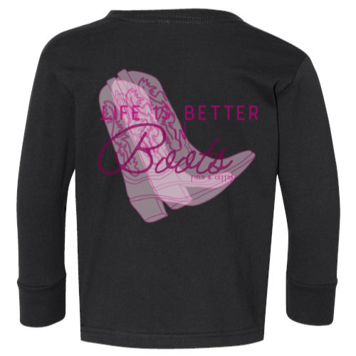 LIFE IS BETTER IN BOOTS T-SHIRT