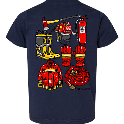 FIREMAN EQUIPMENT JUMBLE T-SHIRT