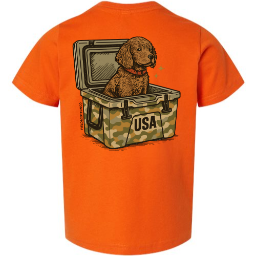 PUPPY IN A COOLER T-SHIRT