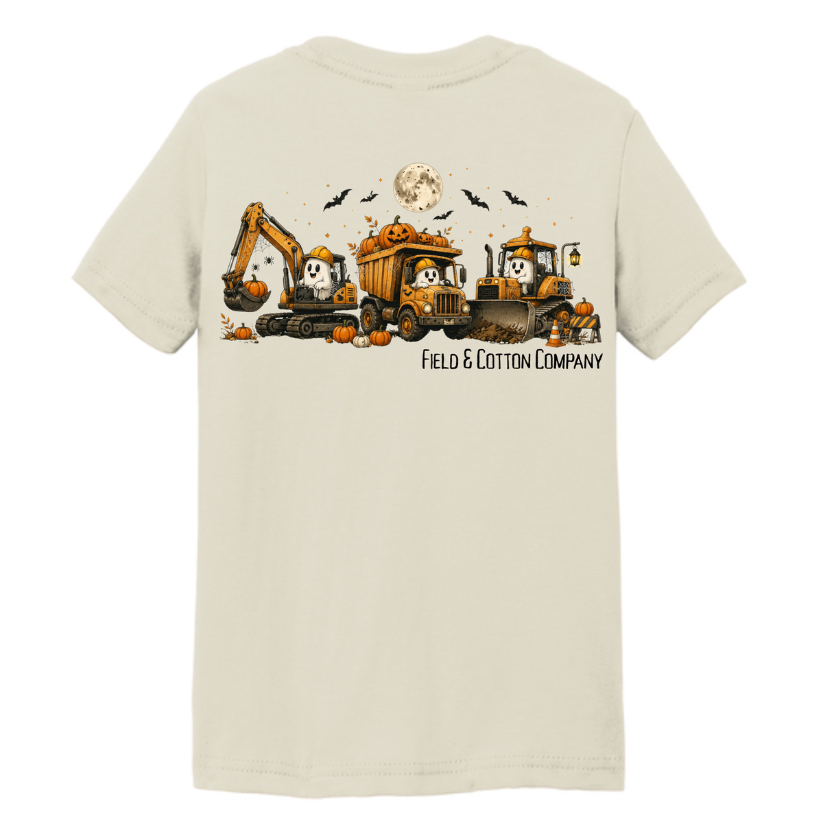 HALLOWEEN CONSTRUCTION VEHICLES T-SHIRT