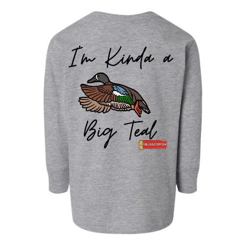 I'M KINDA A BIG TEAL T-SHIRT