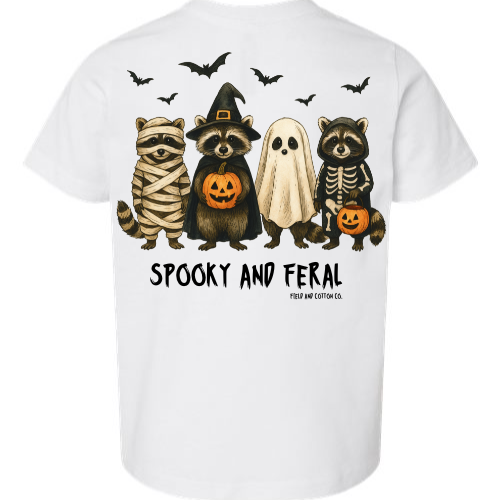 SPOOKY AND FERAL HALLOWEEN T-SHIRT
