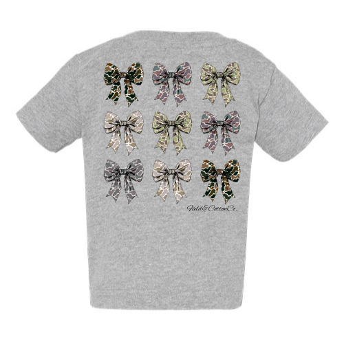 CAMO BOWS T-SHIRT
