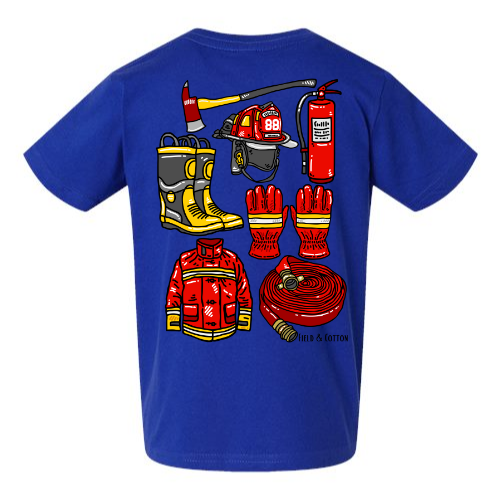 FIREMAN EQUIPMENT JUMBLE T-SHIRT