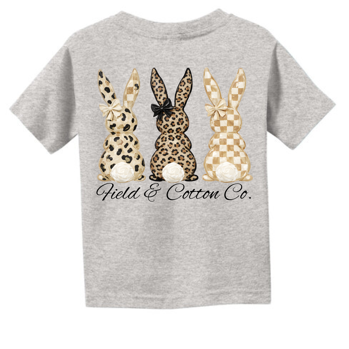 LEOPARD PRINT EASTER BUNNY T-SHIRT