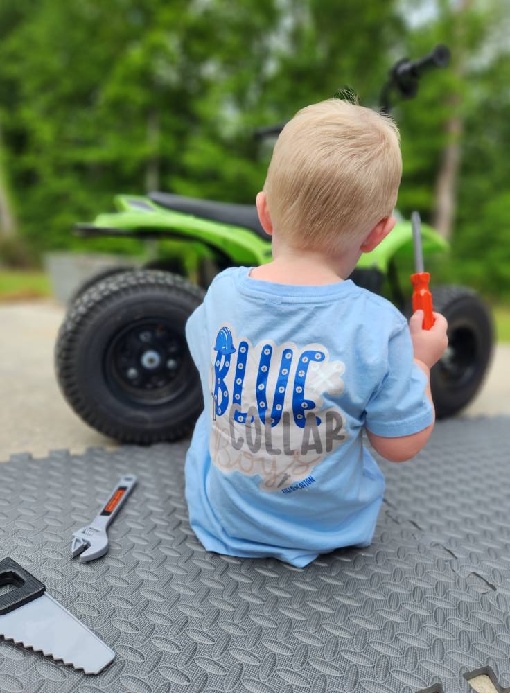 BLUE COLLAR BOYS (HARD HAT) T-SHIRT
