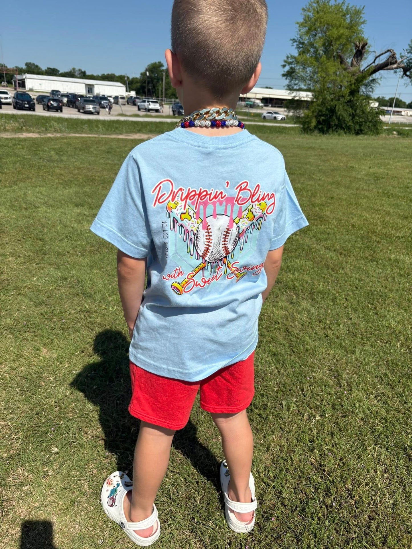 DRIPPIN' BLING BASEBALL T-SHIRT