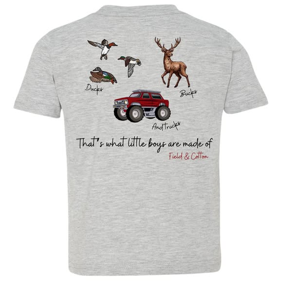 DUCKS, BUCKS, AND TRUCKS T-SHIRT