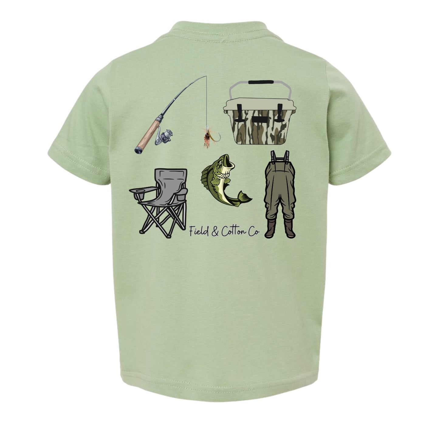 FISHING COLLAGE T-SHIRT