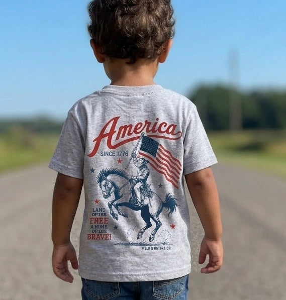 PATRIOTIC COWBOY T-SHIRT