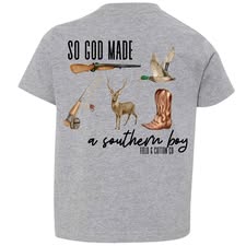 SO GOD MADE A SOUTHERN BOY T-SHIRT