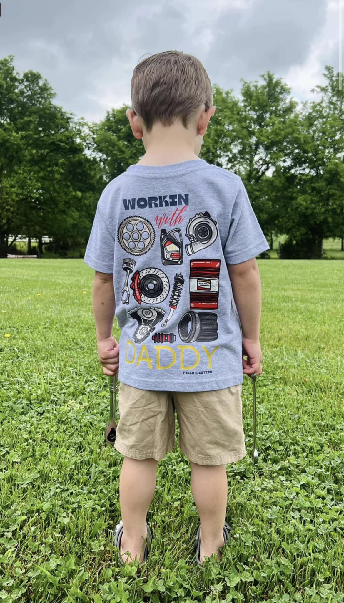 WORKIN' WITH DADDY T-SHIRT