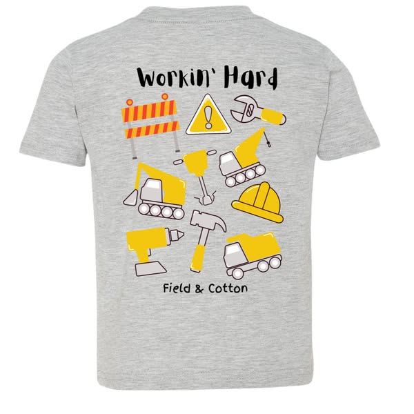 WORKIN' HARD (CONSTRUCTION) T-SHIRT