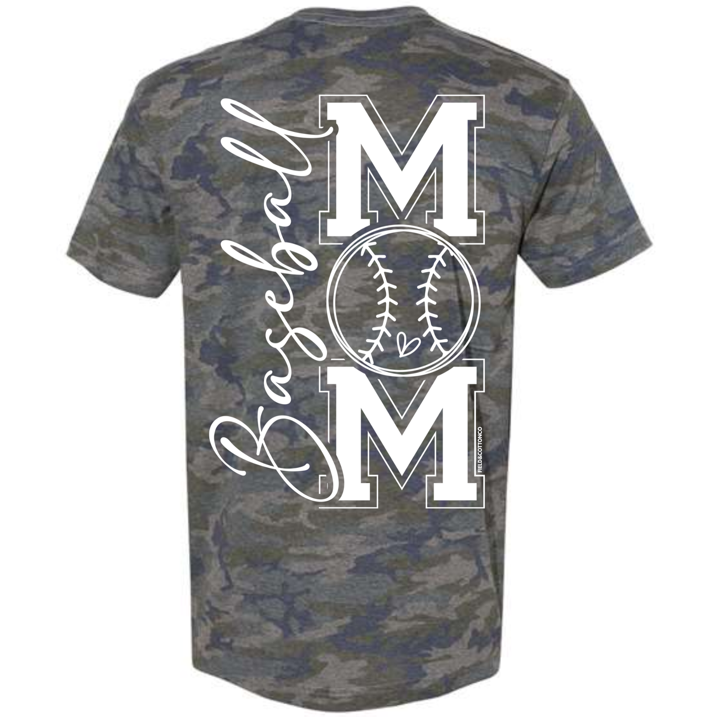 BASEBALL MOM (BACK) T-SHIRT (ADULT)