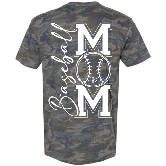 BASEBALL MOM (BACK) T-SHIRT (ADULT)