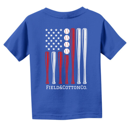 PATRIOTIC BASEBALL T-SHIRT