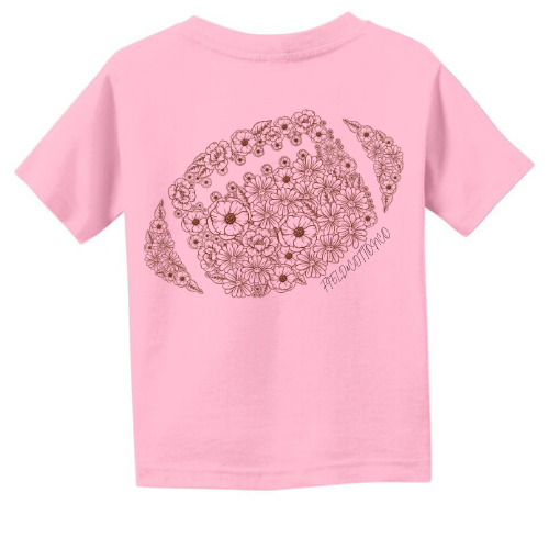 FLORAL FOOTBALL T-SHIRT