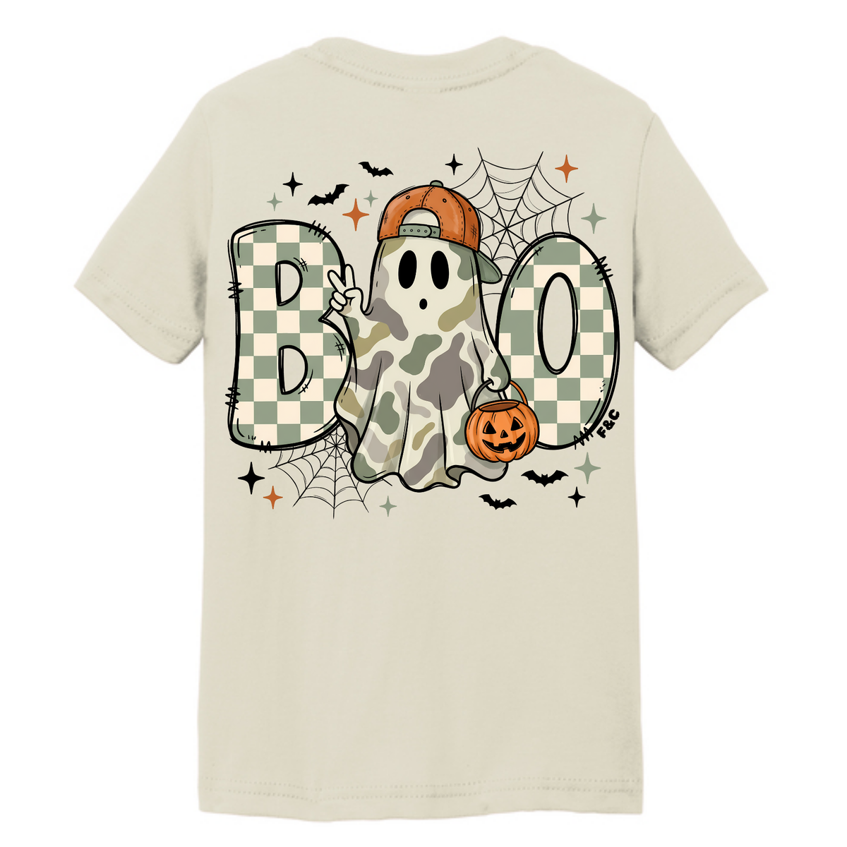 BOO CAMO HALLOWEEN T-SHIRT