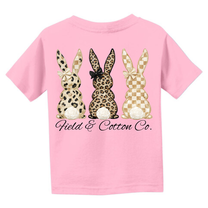LEOPARD PRINT EASTER BUNNY T-SHIRT