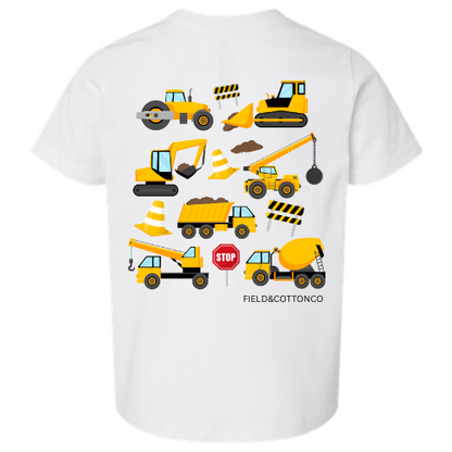 CONSTRUCTION TRUCK JUMBLE T-SHIRT