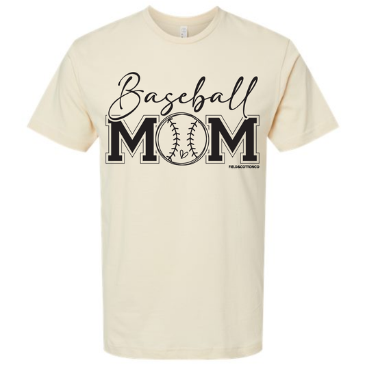 BASEBALL MOM (FRONT) T-SHIRT (ADULT)