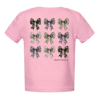 CAMO BOWS T-SHIRT