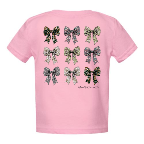CAMO BOWS T-SHIRT