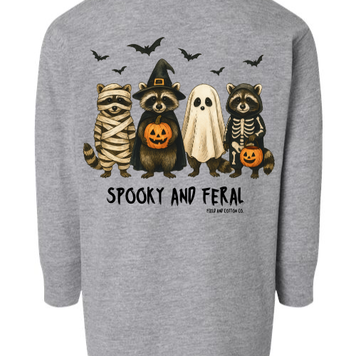 SPOOKY AND FERAL HALLOWEEN T-SHIRT