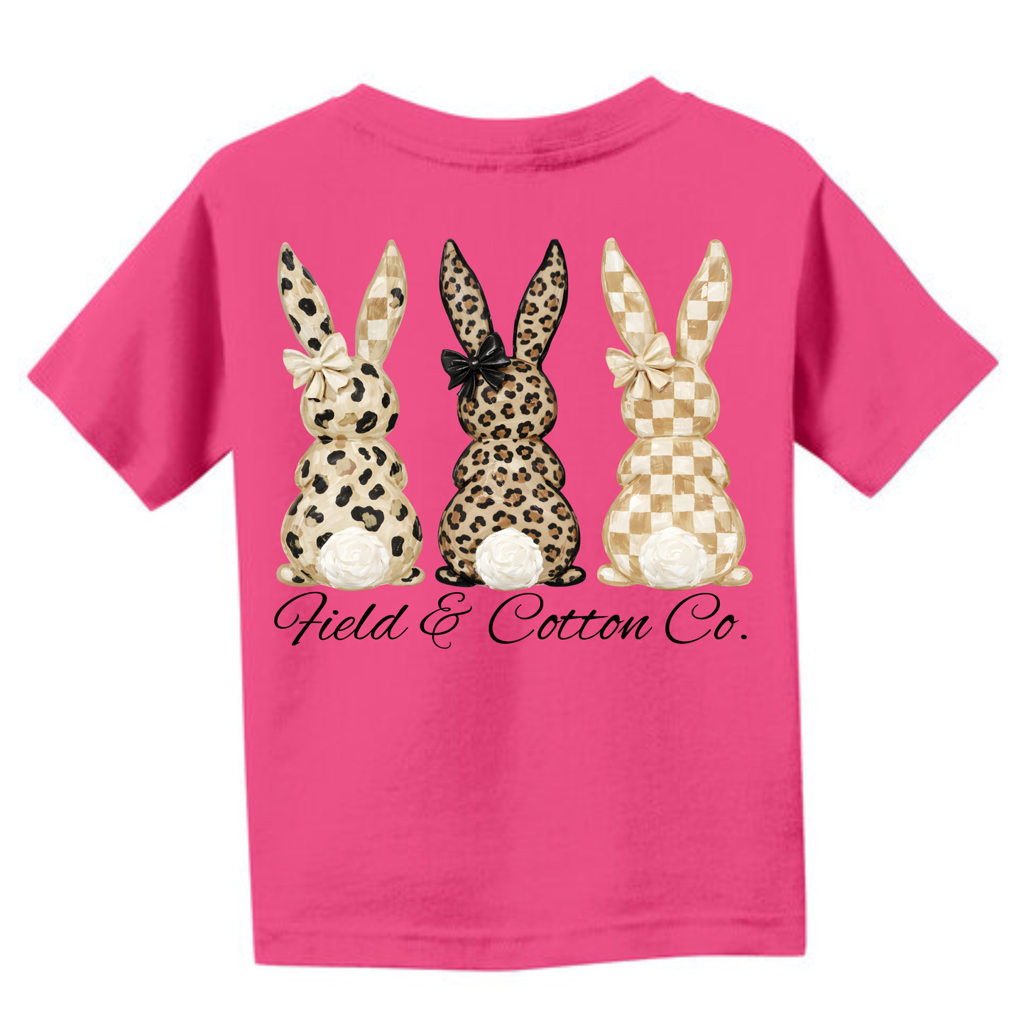 LEOPARD PRINT EASTER BUNNY T-SHIRT