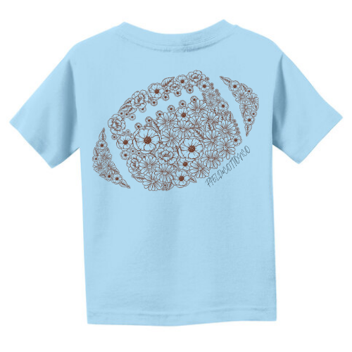 FLORAL FOOTBALL T-SHIRT