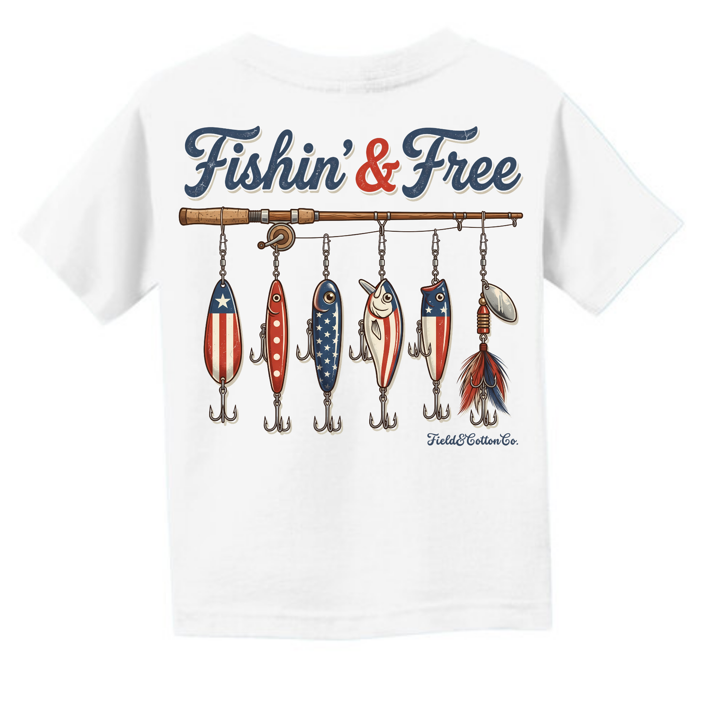 FISHIN' AND FREE T-SHIRT