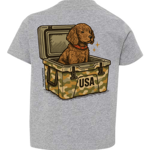 PUPPY IN A COOLER T-SHIRT