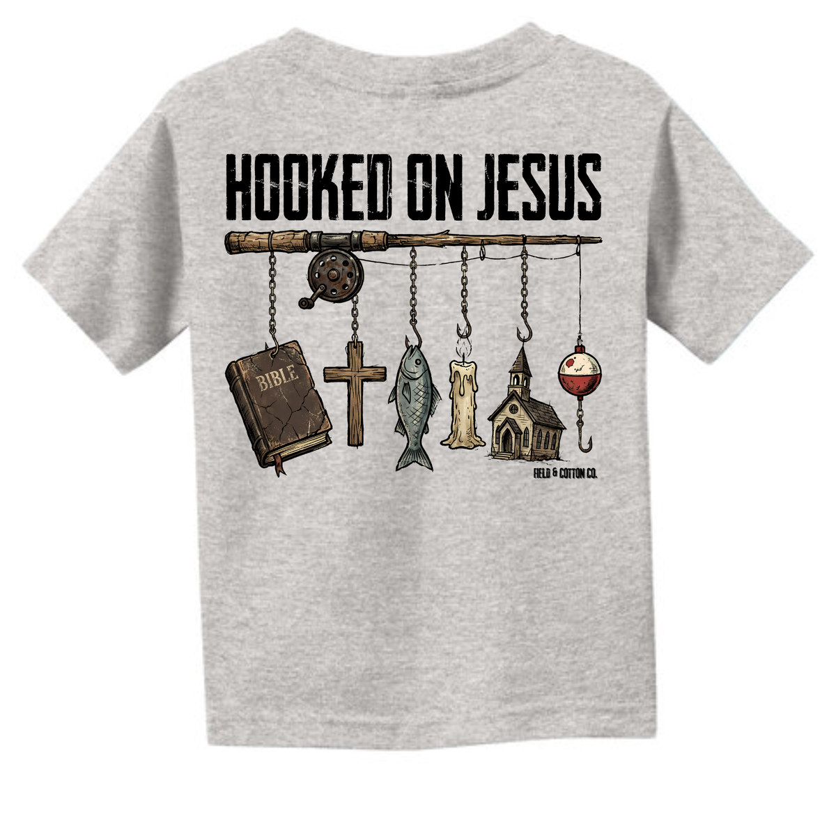 HOOKED ON JESUS T-SHIRT