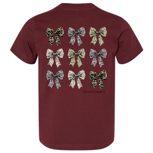 CAMO BOWS T-SHIRT