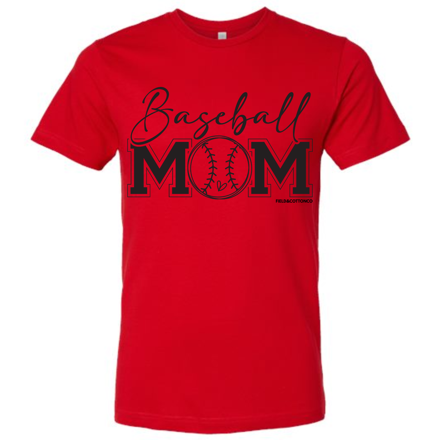 BASEBALL MOM (FRONT) T-SHIRT (ADULT)