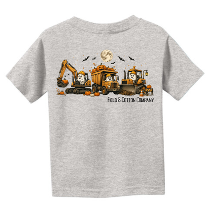 HALLOWEEN CONSTRUCTION VEHICLES T-SHIRT