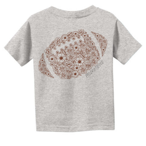 FLORAL FOOTBALL T-SHIRT