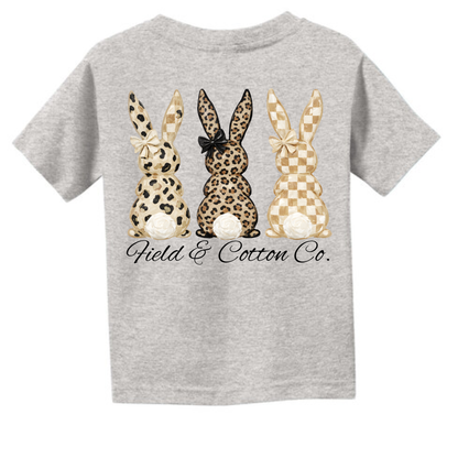 LEOPARD PRINT EASTER BUNNY T-SHIRT