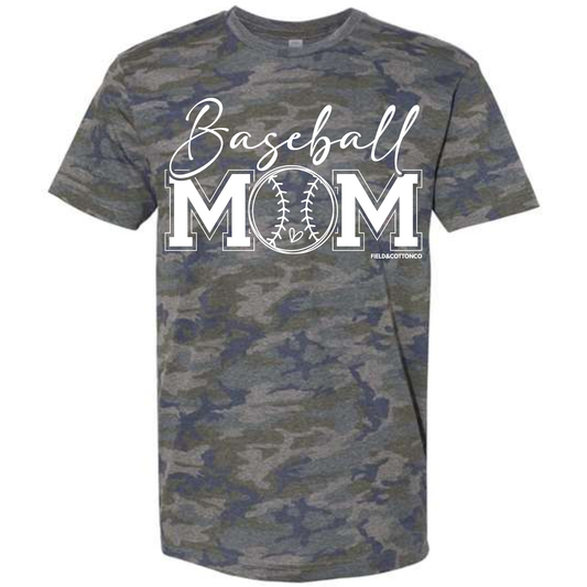 BASEBALL MOM (FRONT) T-SHIRT (ADULT)