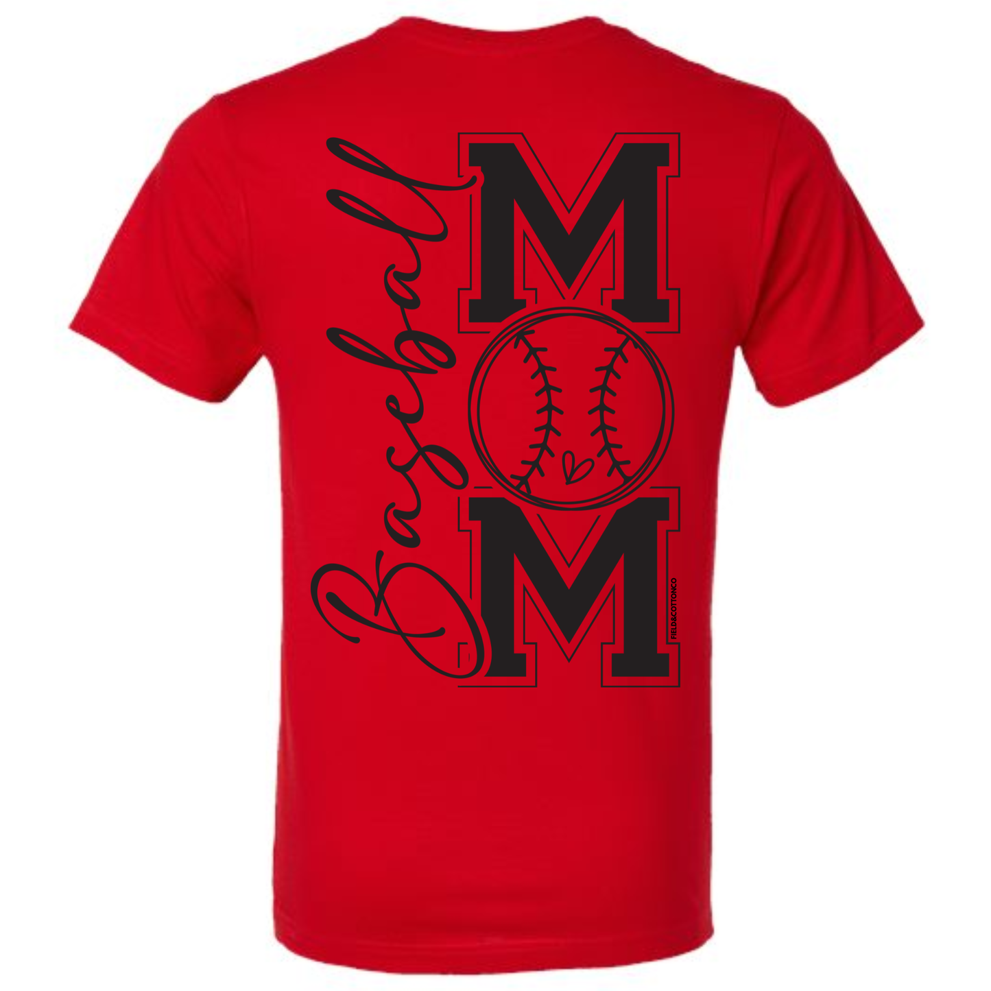 BASEBALL MOM (BACK) T-SHIRT (ADULT)