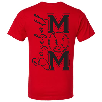 BASEBALL MOM (BACK) T-SHIRT (ADULT)