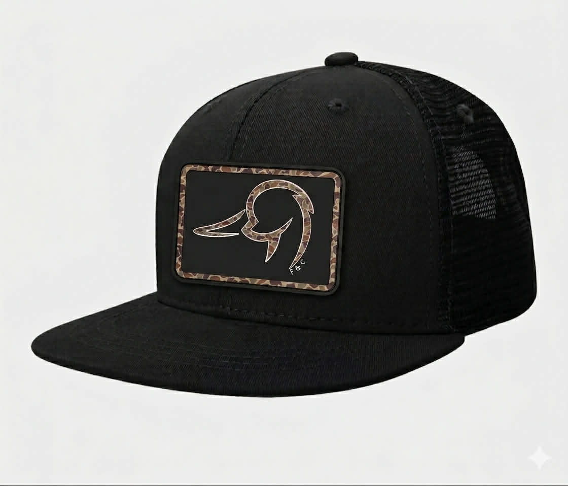 CAMO DUCK HEAD YOUTH HAT