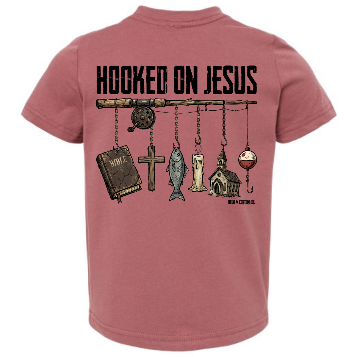 HOOKED ON JESUS T-SHIRT