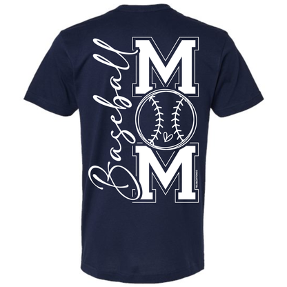 BASEBALL MOM (BACK) T-SHIRT (ADULT)