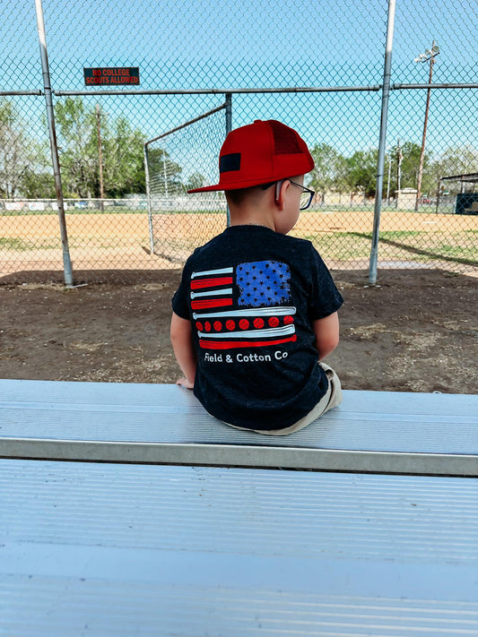 BASEBALL FLAG T-SHIRT