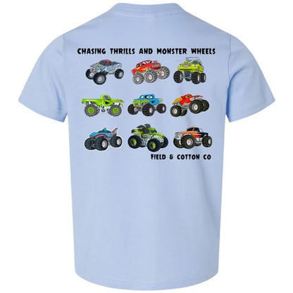 CHASING THRILLS AND MONSTER WHEELS T-SHIRT