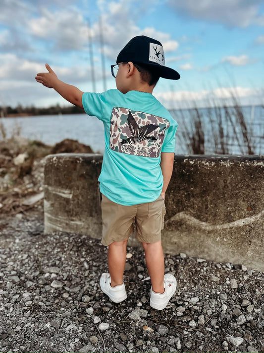 DUCK WITH CATTAILS T-SHIRT