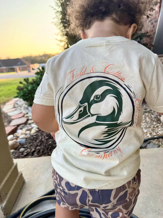 ETCHED GREEN DUCK T-SHIRT