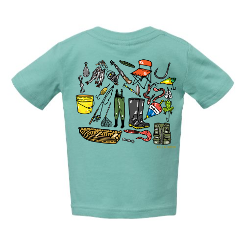 FISHING JUMBLE T-SHIRT