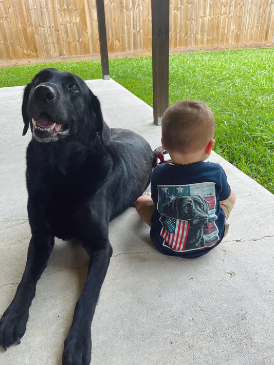 FLAG DOG T-SHIRT